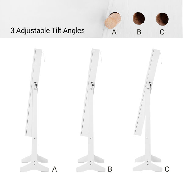 Ebern Designs Aganlane 16.2'' Wide Freestanding Jewelry Armoire with